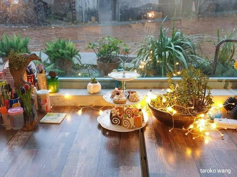 贡寮雨布丁艺术气息的咖啡店